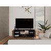 58.6" Wood TV Stand with Two Cabinets, Three Shelves, and Five Legs for TVs up to 60" for Living Room and Bedroom - 2 of 4