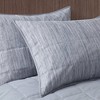 Beautyrest 3pc Guthrie Striated Cationic Dyed Oversized Coverlet Set - 3 of 4