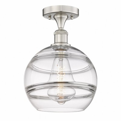 Rochester - 1 Light Semi-Flush Mount In Industrial Style-11.75 Inches Tall and 10 Inches Wide