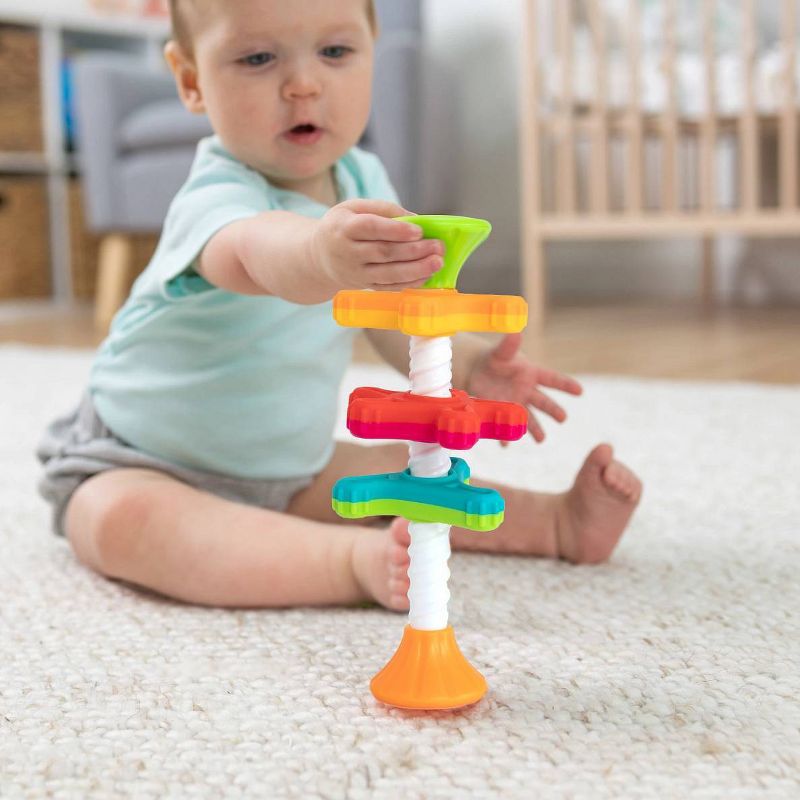 Fat Brain Toys Baby Toddler and Learning Toy MiniSpinny, 3 of 9