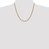 Black Bow Jewelry 3mm, 14k Yellow Gold, Handmade Solid Rope Chain Necklace - 2 of 4