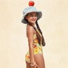 Kid's Fresh Lemonade Fruit Print One-Piece Swimsuit - Cupshe - 4 of 4