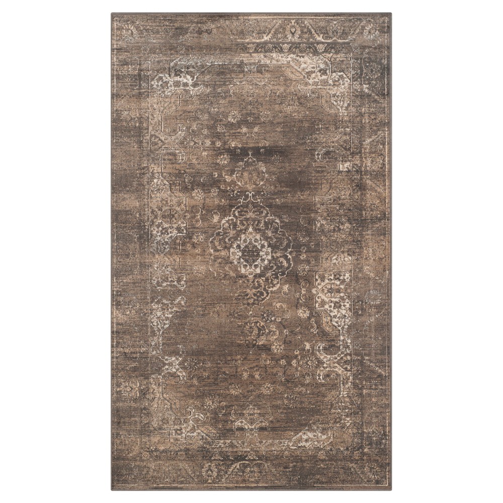 Alessandra Vintage Accent Rug - Soft Anthracite ( 3'3inx5'7in ) - Safavieh