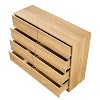 Okak Modern 8/9-Drawer Dresser with Gold Handles, Wide Bedroom Storage Chest for Living Room - 3 of 4