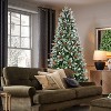 NicBex 7.5ft Artificial Christmas Tree Hinged Full Tree with 2514 Branch Tips, 83 Bunches of Red Fruits and Pinecones - 3 of 4