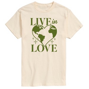 Men's - Instant Message - Live In Love Short Sleeve Graphic T-Shirt - 1 of 4