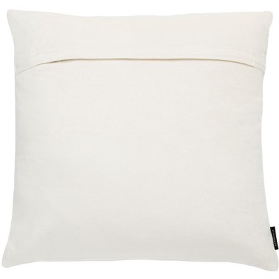 Beige Embroidered Velvet Christmas Tree Pillow 19"