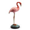 SPI Home Brass Fun-Loving Flamingo Pair – 17" Coastal Bird Figurines for Indoor or Garden Decor - 4 of 4