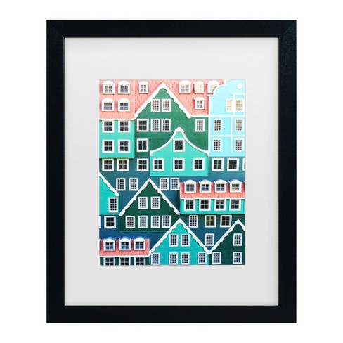 Trademark Fine Art - Beata Czyzowska Young Meet Your Neighbours Matted Framed Art - image 1 of 4