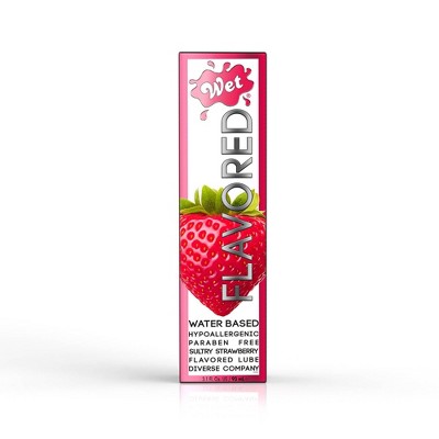 Wet Flavored Strawberry Lube - 3.1oz