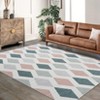 Area Rugs for Living Room Washable Floral Stain Resistant Rug Non-Slip for Bedroom Backing Rugs - 2 of 4