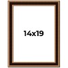 PosterPalooza | Weathered Gold Picture Frame - UV Acrylic, Foam Board Backing, Hanging Hardware - 2 of 4