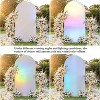 GAOMON Wedding Arch Backdrop Cover Double-Sided Spandex Fitted Arch Stand Covers Stretchy Backdrop Fitted Glitter - 3 of 4