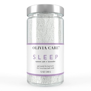 Olivia Care Lavender Bath Salts - Sleep - 12oz - 1 of 3