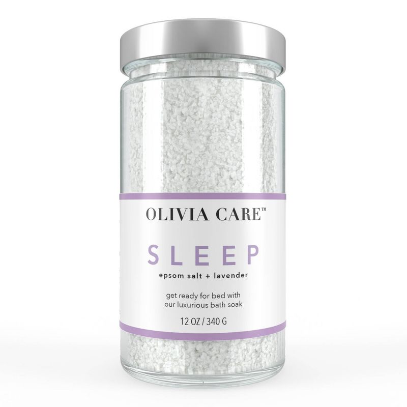 Olivia Care Lavender Bath Salts - Sleep - 12oz, 1 of 5