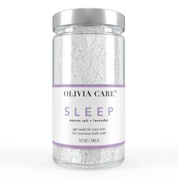 Olivia Care Lavender Bath Salts - Sleep - 12oz