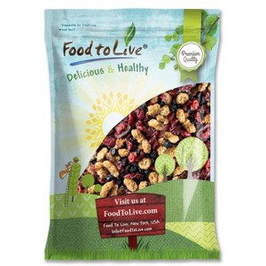 Organic Delicious Berries Mix with Cranberries, Blueberries, and White Mulberries - Non-GMO, Kosher, Vegan, Unsulfured, Bulk - 1 of 4