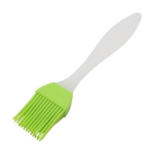Unique Bargains Basting Brush 15g Small Translucent Handle Brush Color Block Dishwasher Safe Silicone PP 6.69"x1.18" 1Pcs - 1 of 4