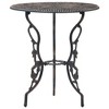 vidaXL 3 Piece Bistro Set Cast Aluminum - 2 of 4