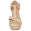 Allegra K Women's Mary Janes Platform Pumps Chunky Heels - 2 of 4