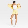 Women's Crossover Waistband High Rise Woven Shorts - JoyLab™ - 3 of 4