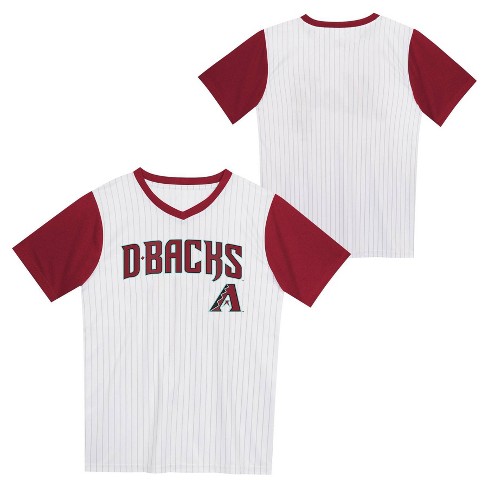 MLB Arizona Diamondbacks Boys Pinstripe Pullover Jersey S