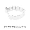 Unique Bargains Pastry Cutter Banana-Shaped Dishwasher Safe Stainless Steel Silver Tone 1Pcs - 3 of 4