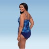 Trimshaper Women's Ronnie Two Tier Ruffle Tankini Swimsuit Top - 2 of 3