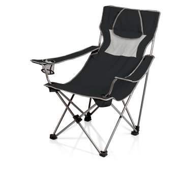 Picnic Time Campsite Camp Chair - Black