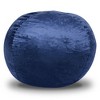 NicBex Velvet Bean Bag Chair,5 Ft Plush Floor Chair for Kids and Adults with Washable Cover,Filled with Shredded and Memory Foam - 2 of 4