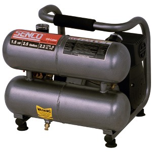 SENCO PC0968 1.5 HP 2.5 Gallon Oil-Free Twin Stack Air Compressor - 1 of 1