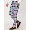 Lars Amadeus Men's Flat Front Unique Plaid Printed Business Dress Pants - 2 of 4