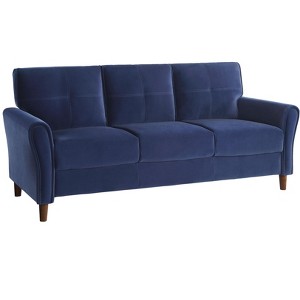 NicBex 80 Inch Velvet Tufted 3-Seater Sofa Couch with 5 Solid Wood Frame for Living Room,Office,Apartment - 1 of 4