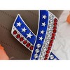 Anna-Kaci American Flag USA Sparkly Crystal Rhinestone 4th of July  Pin Brooch - 4 of 4