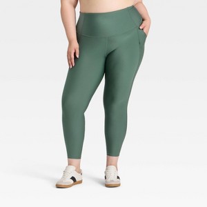 Women's Effortless Support High-Rise Pocketed 7/8 Leggings - All In Motion™ - 1 of 4