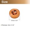 Unique Bargains Wooded Sewing DIY Craft Clothing Sewing Round Buttons 50 Pcs - 2 of 4