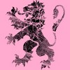 Women's Design By Humans Black Lion Rampant By Snazzygaz Racerback Tank Top - 2 of 3