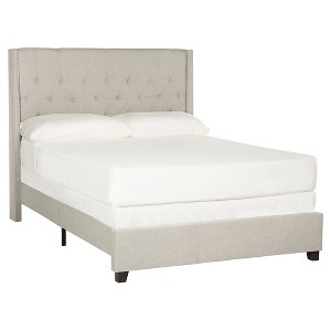 Winslet Twin Size Bed - Light Gray - Safavieh