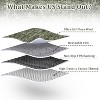 Acekool Floral Washable Rug - Non-Slip Low-Pile Area Rug for Living Room & Kitchen - 4 of 4