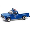 1981 Chevrolet C-10 Custom Deluxe Truck Blue with White Truck Bed Cover "Conrail Police"1/64 Diecast Model Car by Greenlight - 2 of 3