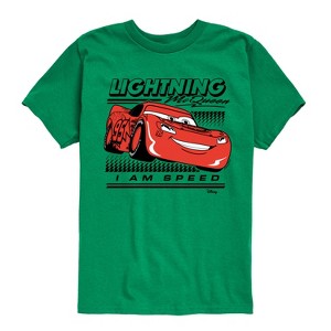 Boys' - Cars - Lightning McQueen I Am Speed Short Sleeve Graphic T-Shirt - 1 of 4