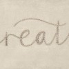 12"x20" Oversize Celebrations 'Breathe' Velvet Embroidered Lumbar Throw Pillow Sand/Taupe - Edie@Home - 3 of 4