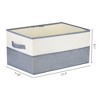 REGALWOVEN Fabric Collapsible Closet Organizer Storage Cube with Handles 2 Pcs - 4 of 4