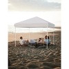 10x10 Pop Up Canopy Tent Outdoor Canopy with Removable Sidewalls Heavy Duty Commercial Instant Tent Shelter (1-Sidewall) - 2 of 4