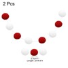 Unique Bargains Colorful Felt Ball Flexible Wear-resistant Pom Pom Garland 2 Pcs - 2 of 4