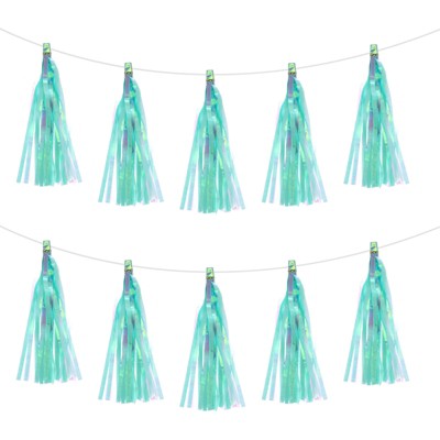Unique Bargains Garland DIY Decoration Tassel Garland Banner 30 Pcs