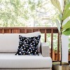 16"x16" Deny Designs Retrografika Planets Outdoor Throw Pillow Black: Abstract Design, Polyester, Square Shape - 2 of 4
