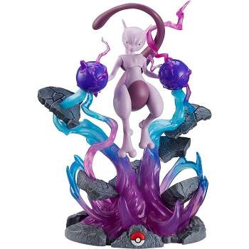 Pokémon 13" Large Mewtwo Deluxe Collector Statue Figure - LED Light Effects - Officially Licensed - Authentic Collectible Pokemon Figure Gift