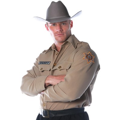 Underwraps Sheriff Shirt Men's Costume : Target