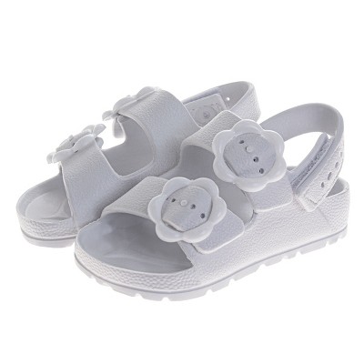 Josmo Girls' Flower Detail Lightweight Sandals. (Toddler/Little Kids)